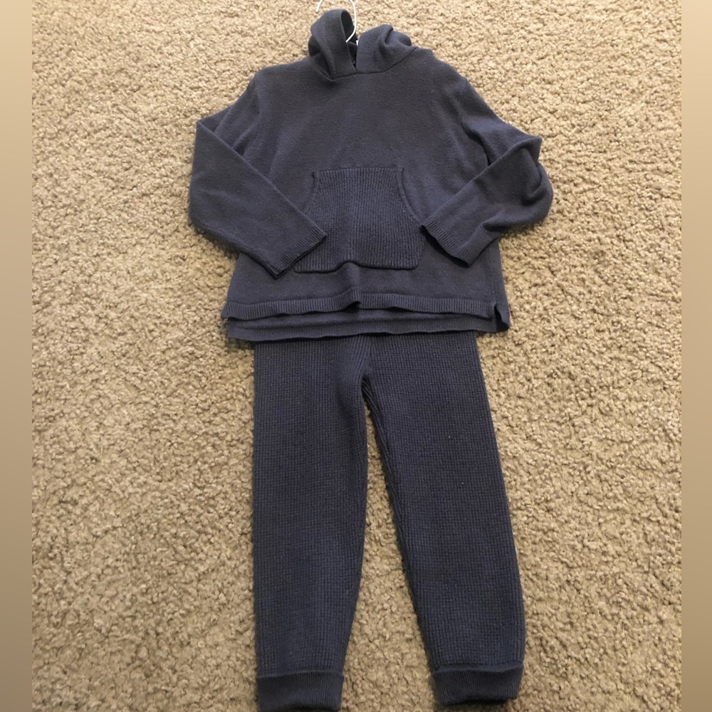 Waffle sweater set